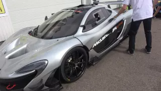 [4k] McLaren P1 GTR with Kenny Bräck exteriour at Autoropa Track Days 2016 in Ultra HD