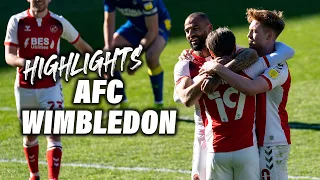 AFC Wimbledon 0-1 Fleetwood Town | Highlights