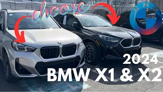 2024 BMW X1 & X2 Side-By-Side Comparison.