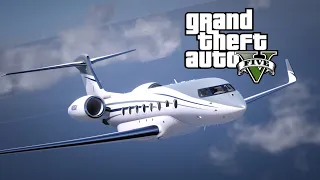 GTA V Gulfstream G650 Private Jet [MOD]