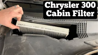 How To Change A 2011 - 2021 Chrysler 300 Cabin Air Filter - Remove Replace Filter Location