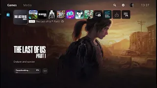 The Last Of Us Part 1 Remake - PS5 Background Theme, Home Screen Music