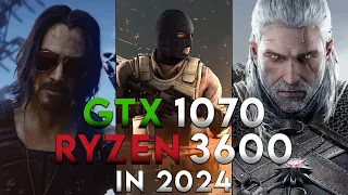 Ryzen 5 3600 + GTX 1070 | Gaming Benchmark 2024 | 9 Games in 1080p