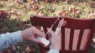 How to Carve a Net Needle and Weave a Survival Gill Net