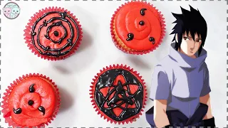 NARUTO SHARINGAN CUPCAKES ❤️ Anime Food Baking Dessert Recipe Ideas