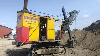 96 Year Old Steam Shovel At Work
