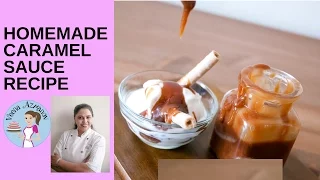 Homemade Easy Caramel Sauce Recipe - Just 10 mins | No thermometer needed