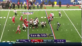 Ravens Sneaky Fake Kneel Down Trick Play to end first half | Week 14