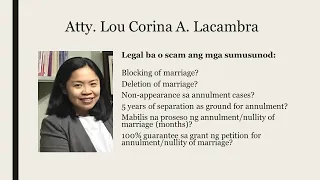 Annulment Scams Online