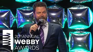 Nick Offerman kicks off The 20th Annual Webby Awards