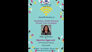 Succession, Estate Planning, Private Trust Formation by Namita Agarwal