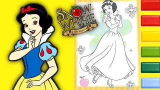 Snow White Coloring Page #19 | Coloring Disney Princess Snow White and The Seven Dwarfs