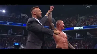Randy Orton hits Nick Aldis with an RKO on SmackDown