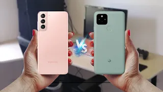 Samsung Galaxy S21 5G Vs Google Pixel 5 || Specs Comparison