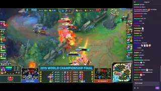 World Final Fails LoL S5 Worlds 2015 (with TWITCH CHAT)
