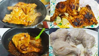 Tandoori chicken fry without tandoor and oven / easiest recipe for tandoori chicken at home must try