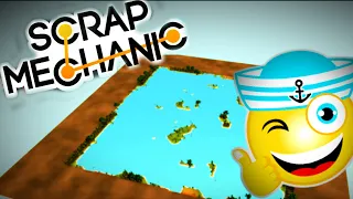 Scrap Mechanic Tutorial - World Builder - Making a WATER WORLD !