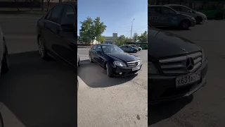 Мерседес W204 C300 X-Pipe, безкат звук выхлопа