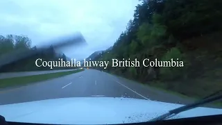 Pinoy heavyhaul driving thru Coquihalla Hi-way  AKA. hi-way tru hell in British Columbia Canada