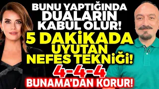 AMAN DİKKAT 1 Dakikanızı Ayırın Ağızdan Nefes Alıyorsanız 5 DAKİKADA UYUTAN NEFES TEKNİĞİ