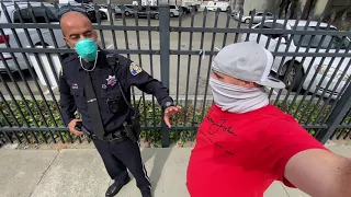 CONFRONTATION WITH SAN JOSE POLICE!! FIRST AMENDMENT AUDIT FAIL!