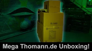 Thomann Mega Unboxing! EV ZLX-15, Eurolite, the box pro TP218, Cordial, Stairville