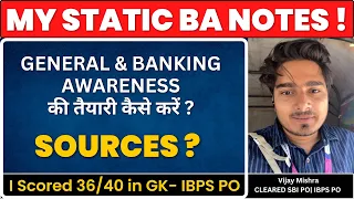 How to Prepare General Awareness for Bank Exams | GA for SBI | IBPS Mains हिंदी में[CC]