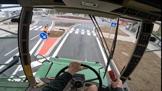 Cab view | John Deere Z 2258 on road