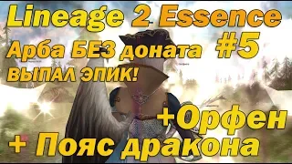 Что может арба БЕЗ доната #5, ОРФЕН БЕЗ ДОНАТА в Lineage 2 Essence на Руофе Арба без вложений