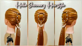 January Hairstyle full video#hairstylessimple #hairstyleforanyoccasion #hairstyleideas