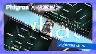 Phigros | Arcaea CROSSING PULSE - Sightread story (subtitles available)