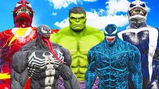 THE HULK VS ALL VENOM - EPIC BATTLE