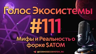 Голос Экосистемы №111 - Форк АТОМ, Мифы и Реальность! Что такое GovGen, Кто получит айрдроп AtomOne