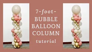 Bubble balloon column | tutorial