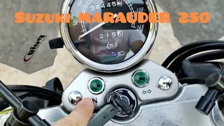 SUZUKI MARAUDER GZ 250 PRESENTACIÓN Y LIMPIEZA FILTRO DE AIRE