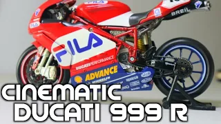 SUPERBIKE DUCATI 999R/DIECAST NEWRAY MOTORCYCLE MINIATURE SCALE 1/12 CINEMATIC ONLY AND NO TALK