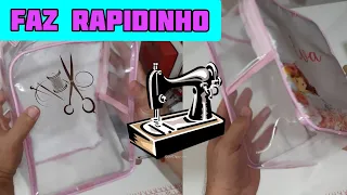 Fazendo lancheira personalizada com plástico Cristal