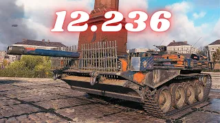 Strv 103B - 12.236 Damage  World of Tanks Replays