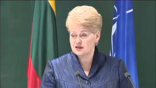 Lithuania’s Iron Lady: President Grybauskaite voted top promoter of Ukraine in 2014