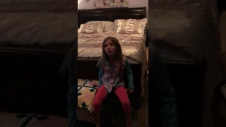 5 year old sings her heart out