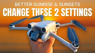 DJI Mini 3 Pro - Change These 2 Settings For Better Sunset Video