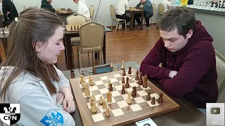 WFM Fatality (1932) vs D. Rysaev (1896). Chess Fight Night. CFN. Blitz