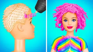 UM NOVO PENTEADO PARA UMA BONECA || Transformação Radical Ideias Fashion e Miniaturas, por 123 GO!