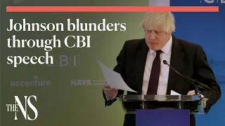 Boris Johnson "Peppa Pig" speech: Prime Minister fumbles at CBI conference.