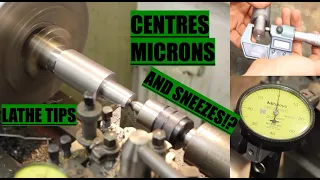 How to turn between centres, no drive dog, working with microns | Top Tips for lathe beginners