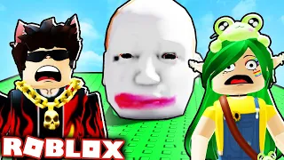 TA GŁOWA stoi za nami... PRAWDA? - ROBLOX (Escape Running Head)