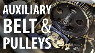 How to: Change auxiliary belt & pulleys, Ford Duratec HE (Mondeo Mk3) & Mazda LF