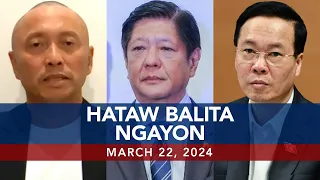 UNTV: Hataw Balita Ngayon  |  March 22, 2024