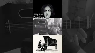 Who to Play BILLY JOEL - Piano Man - Fingerstyle Guitar Cover
