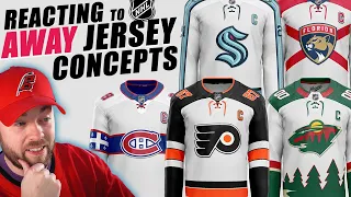 NHL Away Hockey Jersey Concepts